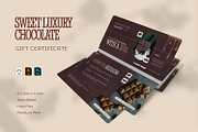 Luxury Chocolate - Gift Certificate, a Card Template by VUNIRA (Thumbnail 1 of 3)