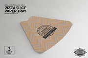 Pizza Slice Tray Packaging Mockup, a Packaging Mockup by INCDesign (Thumbnail 3 of 7)