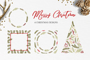 Merry Christmas set, a Decorative Illustration by Kate Macate (Thumbnail 4 of 4)