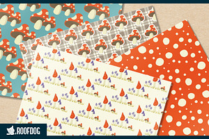 Toadstool Digital Paper