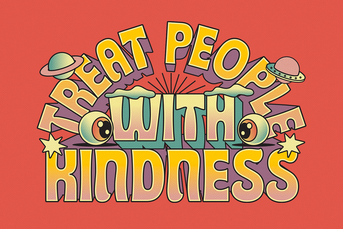 TNSC Gizard - Psychedelic Font, a Sans Serif Font by The Native Saint Club (Photo 2 of 13)