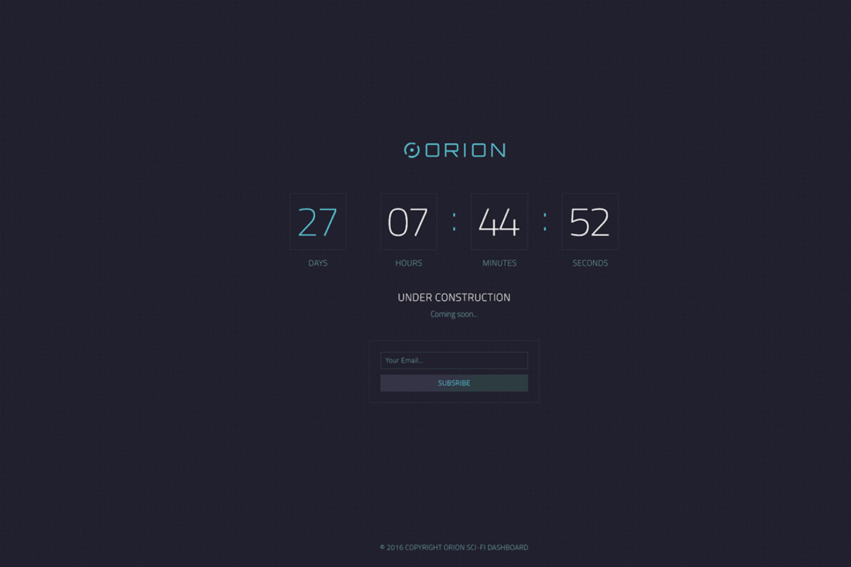 ORION – Sci-Fi Dashboard, an UI Kit Template by laaqiq (Photo 16 of 18)
