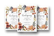 Editable Thanksgiving Invitation, an Invitation Template by ForeverPrint (Thumbnail 3 of 7)