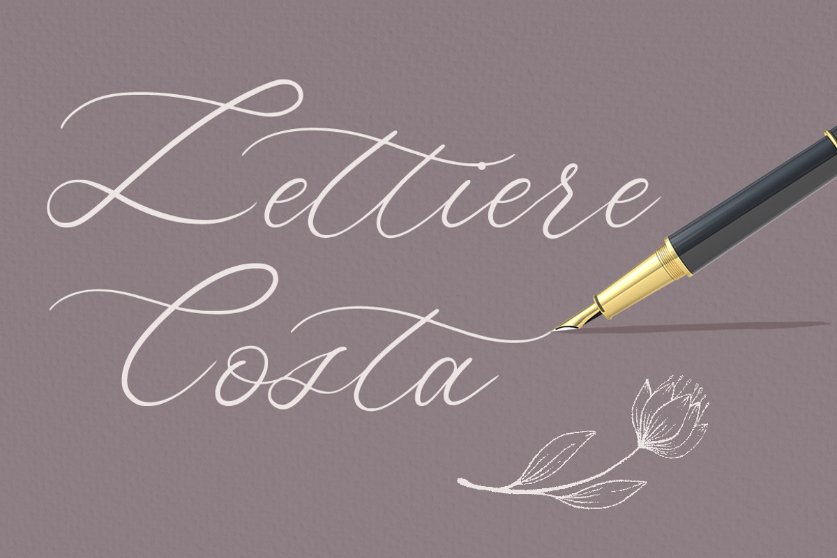 Denise Beauty, a Script Font by kerismaker (Photo 4 of 10)