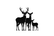 Majestic Deer & Stag Silhouette Bund, an Illustration by jahid234 (Thumbnail 22 of 41)