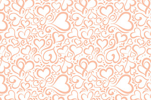 Luscious Hearts Patterns & Brushes