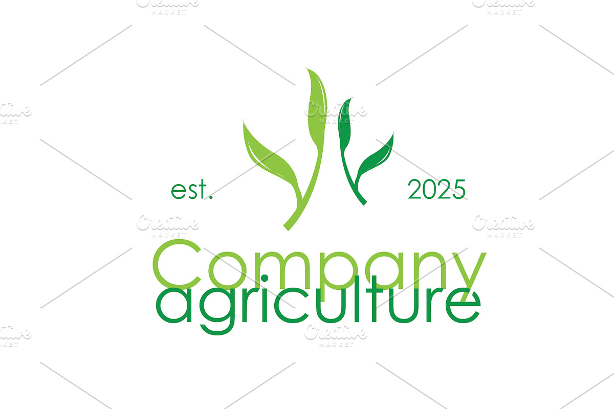 Clean Modern Leaf Logo For Organic, a Branding & Logo Template by Maylianaw28 (Photo 1 of 2)