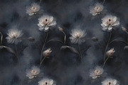 Dark Floral Seamless Wallpaper, a Wallpaper Graphic by by creative paper (Thumbnail 4 of 4)