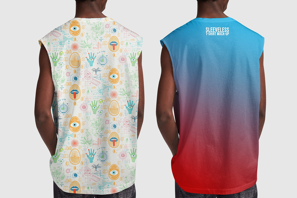 Sleeveless Shirt Mock-Up, a Shirt Mockup by Mock-up Store (Photo 3 of 7)
