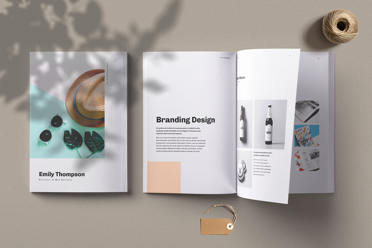 Portfolio Template, a Templates & Theme by StockInDesign (Photo 1 of 8)