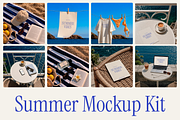Summer Mockup Kit – 11 PSD Mockups, an Advertising Mockup by Bruto Mockups (Thumbnail 1 of 13)