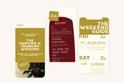 Tropical Destination Wedding Website, a Squarespace Template by WebInAWeek (Thumbnail 4 of 6)