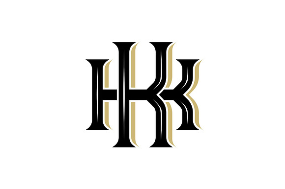 Initial Letter KK Logo preview 2