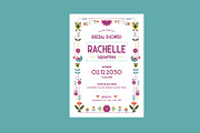 Floral Bridal Shower Invitation, an Invitation Template by Neermana (Thumbnail 2 of 4)