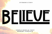 Believe, a Script Font by FreshTypeINK (Thumbnail 1 of 7)