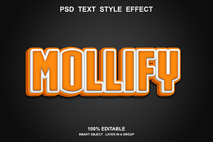 PSD 5 Top Text Effect Editable