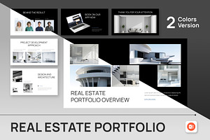 Real Estate Portfolio PowerPoint, a Presentation Template by Antstheme