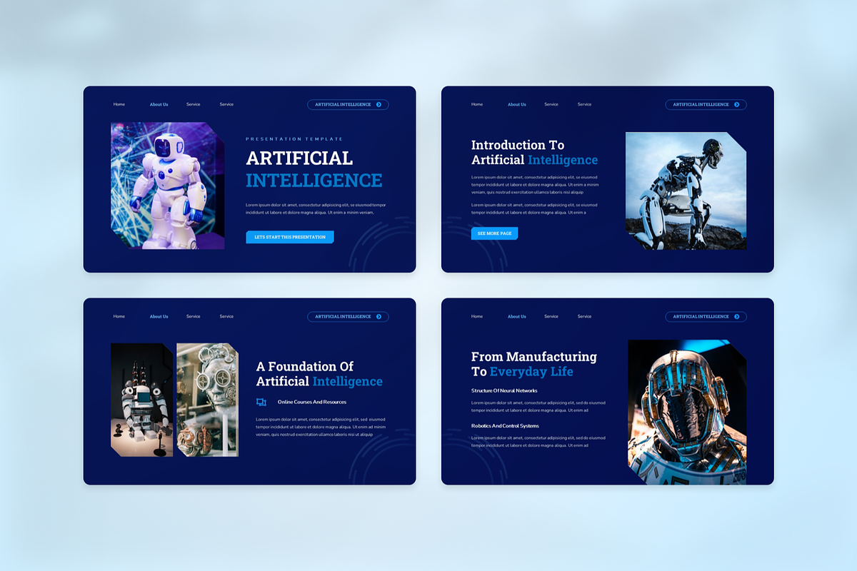 Artificial Intelligence Keynote, a Presentation Template by SquidPixey (Photo 2 of 7)