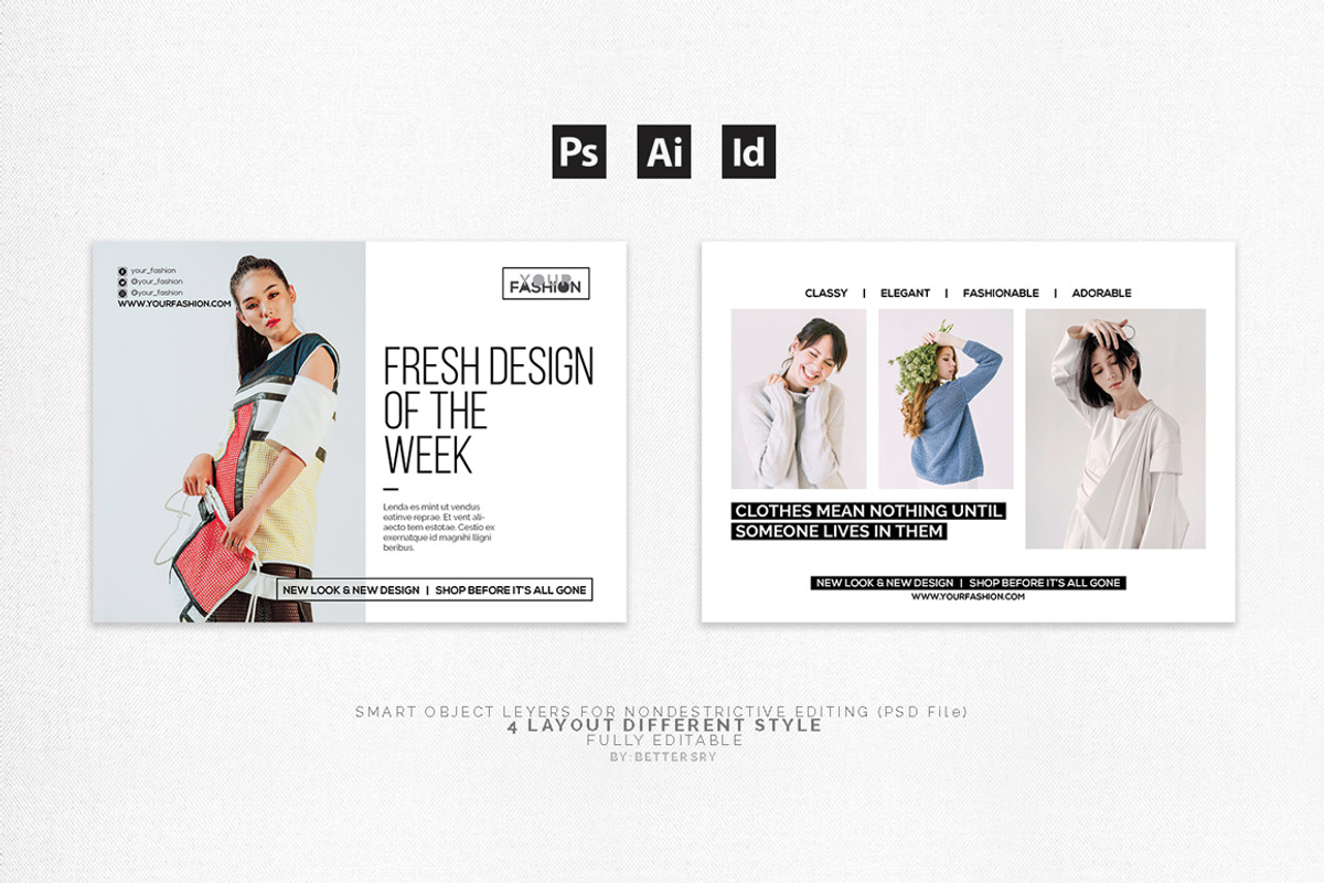 Fashion Postcard Flyer, a Card Template by BetterSry (Photo 7 of 7)