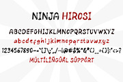 Ninja Hirosi, a Handwritten Font by Yoga Letter (Thumbnail 5 of 5)