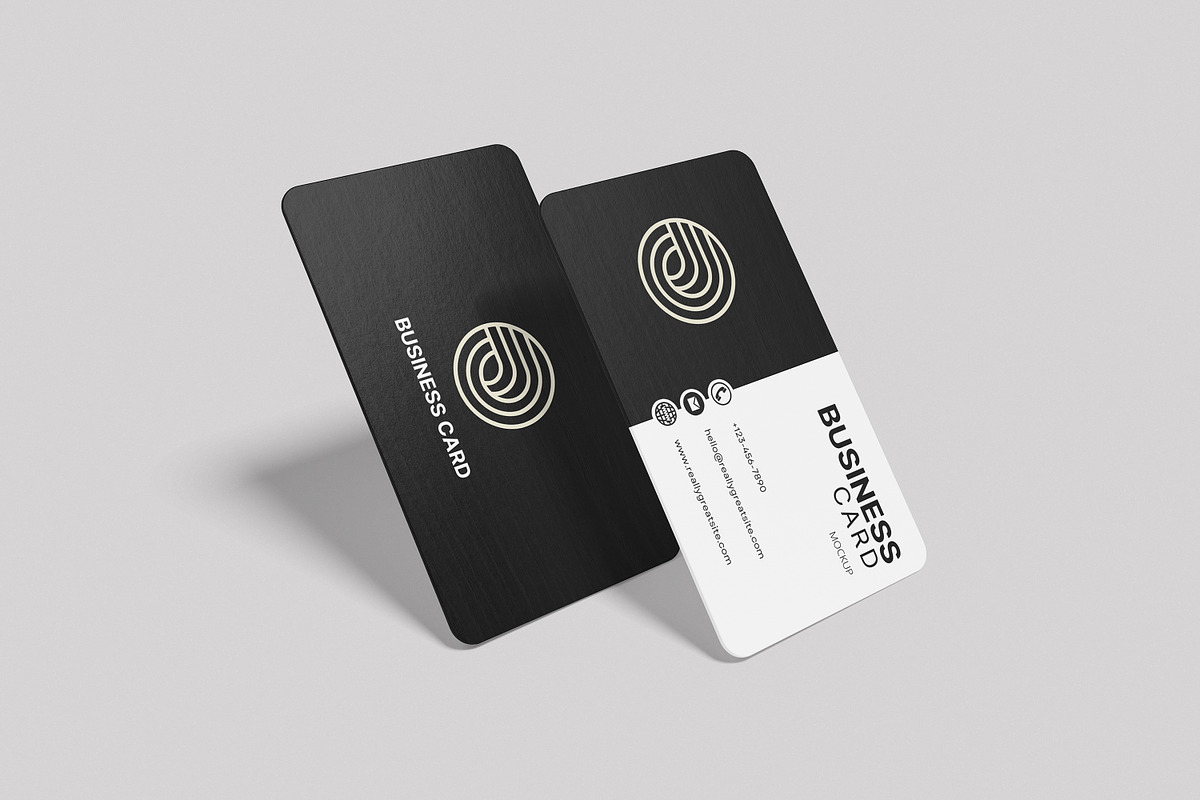 Business card mockup, an Advertising Mockup by Twins_studio926 (Photo 2 of 5)