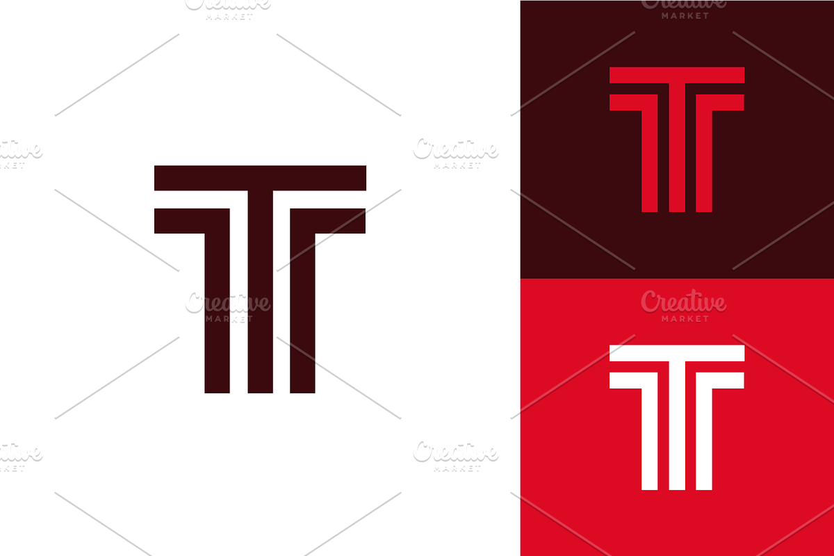 Logo Letter TT Simple Minimalist, a Branding & Logo Template by zaqilogo (Photo 2 of 2)