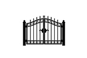 Ornate Wrought Iron Gate Vector Bund, an Illustration by Designs_River (Thumbnail 15 of 47)