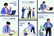 Office Illustration Art Set, a Work Illustration by Brickclay (Thumbnail 3 of 9)