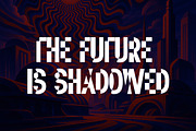 SHADOW Experimental Display Font, a Sans Serif Font by Guten Tag Vector (Thumbnail 3 of 7)
