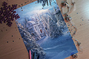 Christmas castle, an Illustration by Cattleya (Thumbnail 1 of 2)