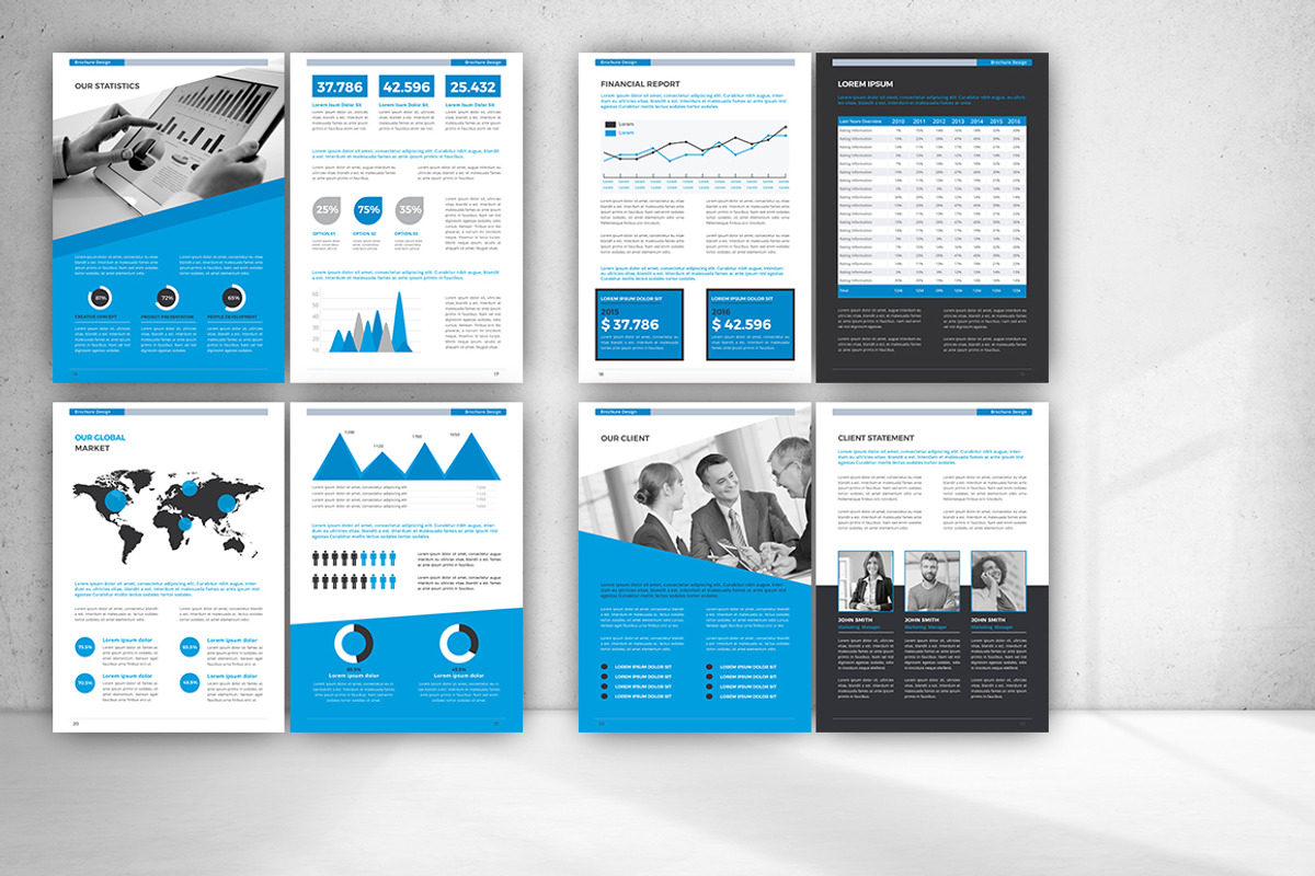 Annual Report, a Brochure Template by design_pick (Photo 4 of 17)