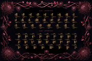Gothica Sanctora Typeface, a Blackletter Font by alit design (Thumbnail 11 of 18)