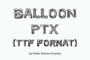 Inflate PTx - Balloon font (TTF), a Sans Serif Font by vectalex