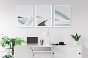 Set  of 3 Abstract Winter Prints., a Background Graphic by ElenKoss (Thumbnail 2 of 8)