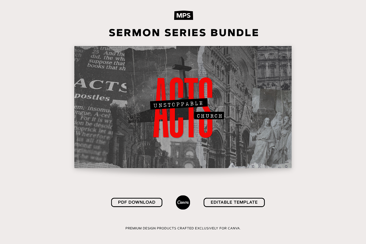 Acts Sermon Series Bundle, a Presentation Template by Michael Peretti Studios (Photo 2 of 10)