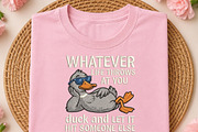 Funny Duck Quote PNG, an Object Illustration by DreamCafeArt (Thumbnail 2 of 6)