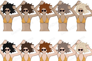 Summer Girl Clipart Bohemian Image