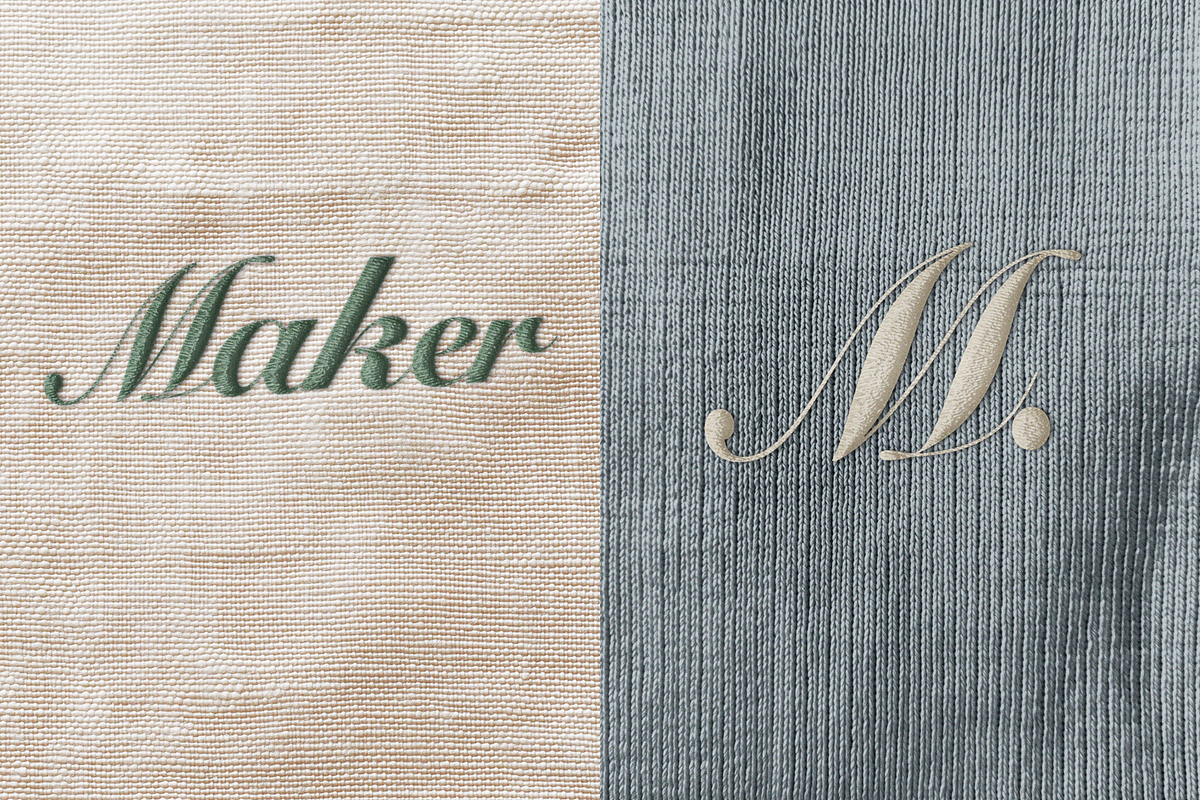 MAKER | Logo Embroidery Mockup, an Apparel Mockup by Duet Atelier (Photo 3 of 5)