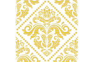 Seamless Oriental Vector Background, a Decorative Illustration by FineArtStudio