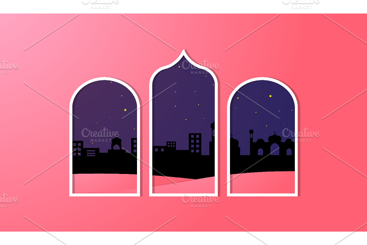 Ramadan-themed design with paper cut, a Graphic by Vervenaaa3