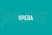 Opera Oblique, a Font by FactoryType Studio (Thumbnail 1 of 5)