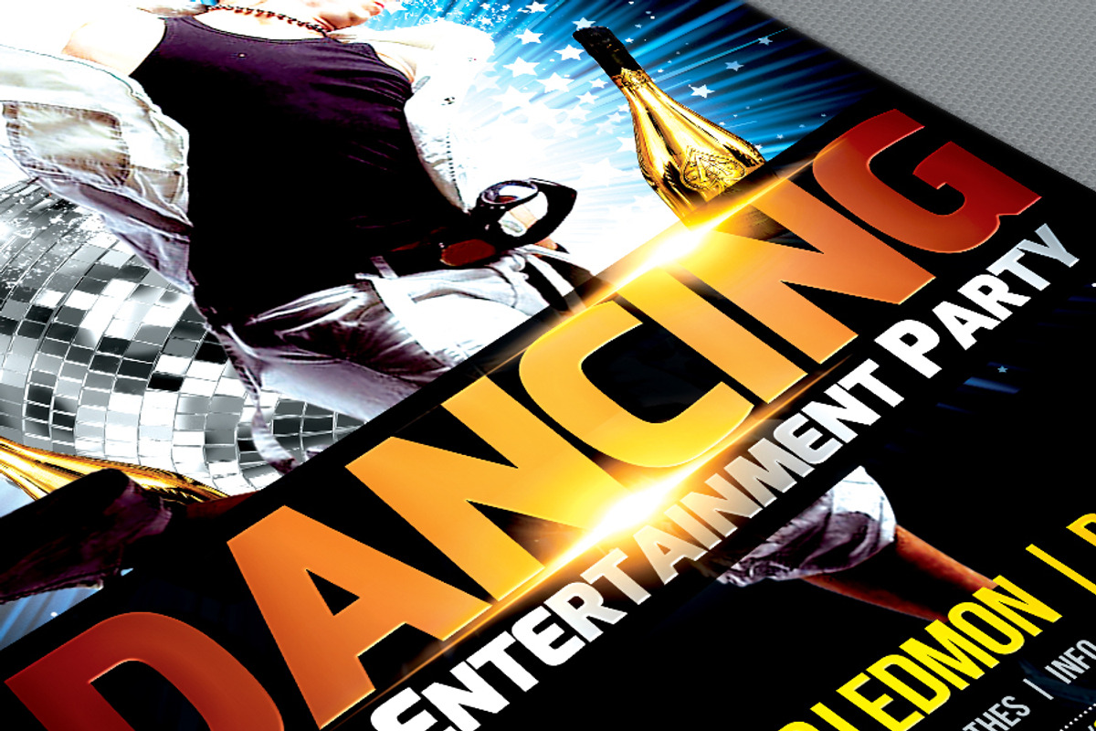 Dancing Party Flyer 01, a Flyer Template by fatihakdemir (Photo 3 of 3)