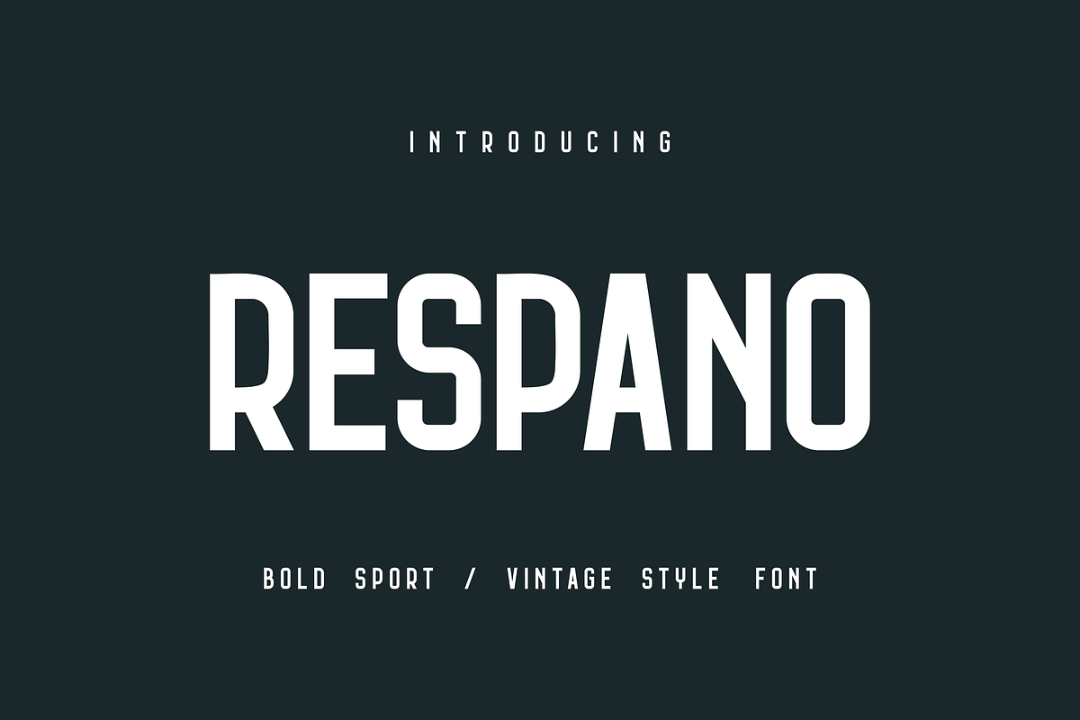 Respano Old Vintage Sport Font, a Blackletter Font by Monoletter Studio (Photo 4 of 4)