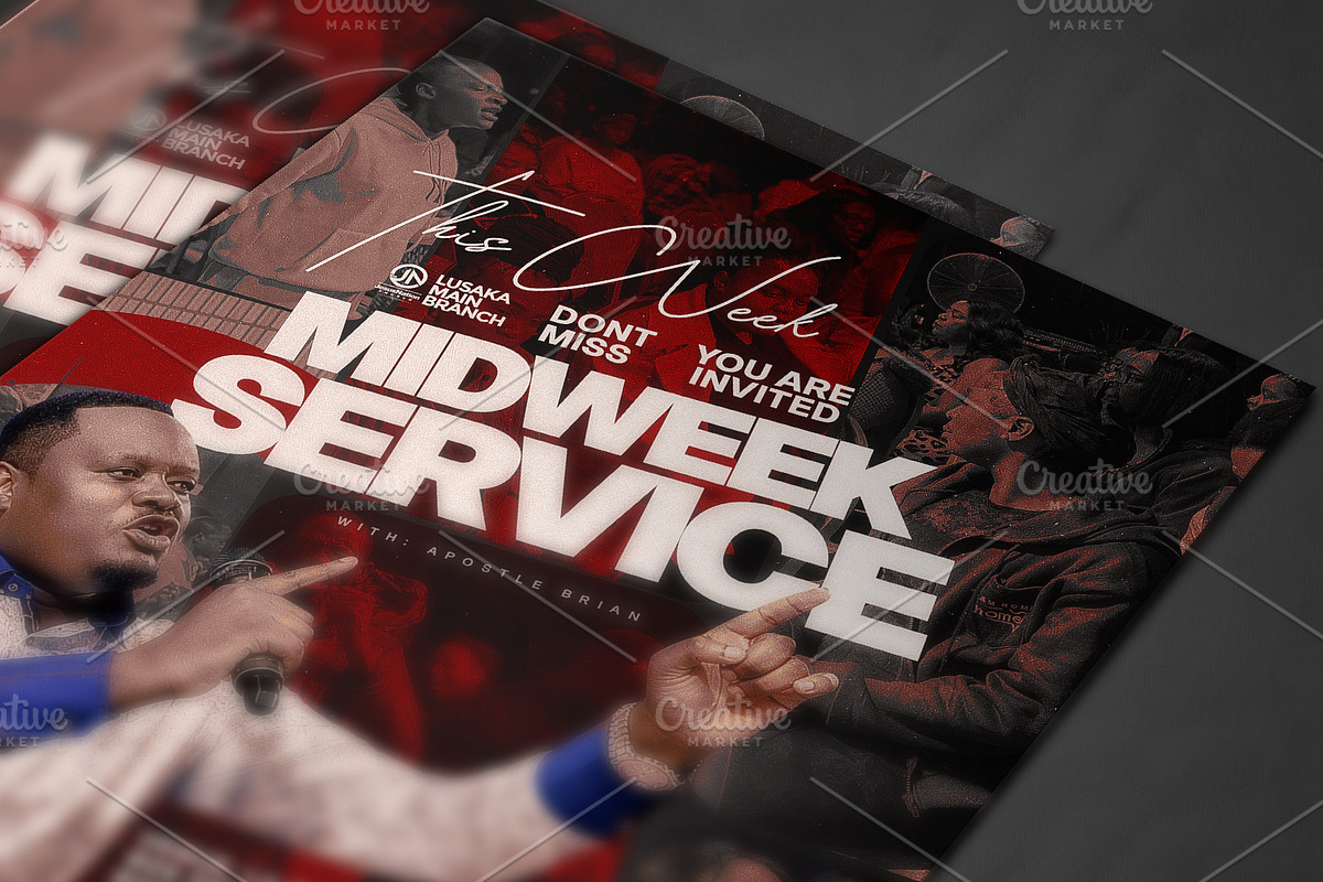 Midweek Church Flyer Template, a Social Media Template by church flyer templates (Photo 2 of 7)