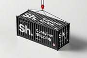 Shipping Container Mock-up, a Cups & Container Mockup by zippypixelstudio (Thumbnail 8 of 12)