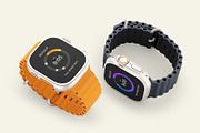 Apple Watch Ultra Mockup Set, a Wearable Device Mockup by ForgeDesign (Thumbnail 8 of 14)