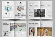 Winter Magazine Template, a Magazine Template by ContestDesign (Thumbnail 2 of 3)
