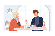 People using dating app set, a Technology Illustration by Good Studio (Thumbnail 6 of 6)