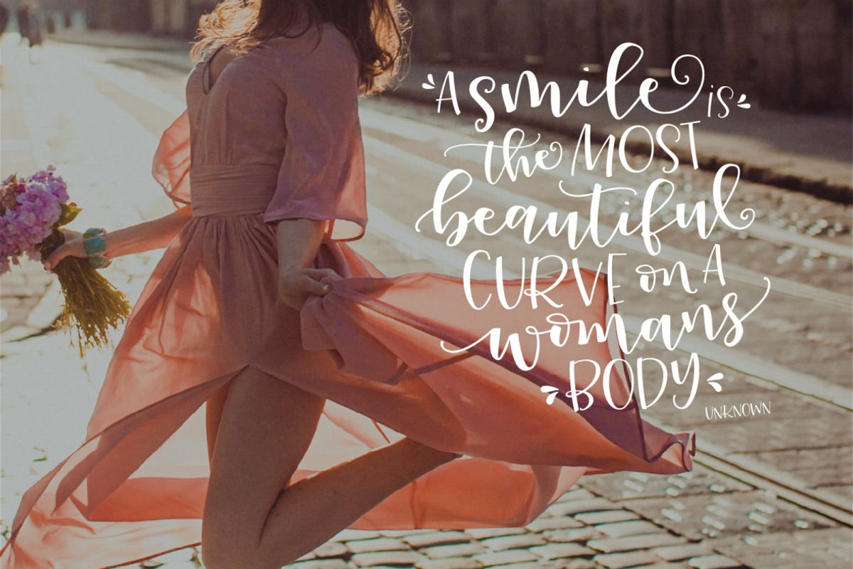 Peony Blooms Font Duo, a Script Font by Emily Spadoni (Photo 3 of 14)