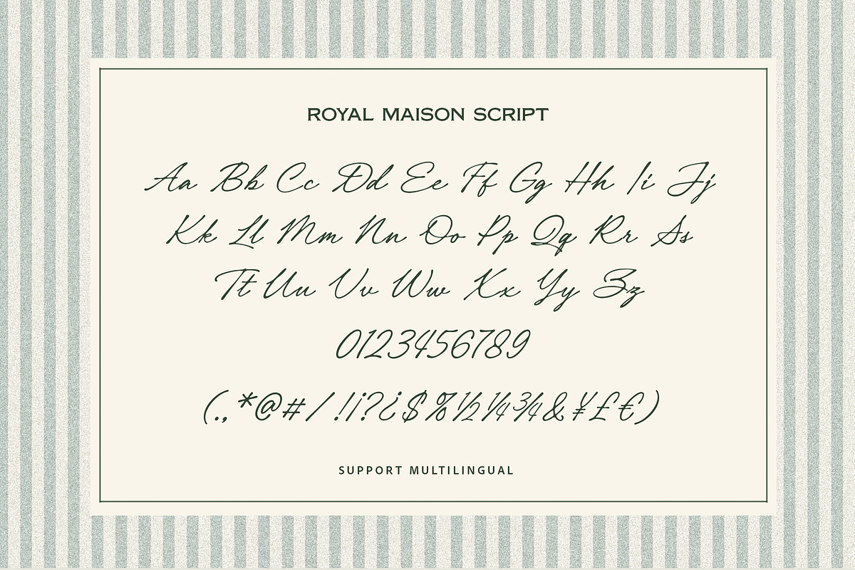 Royal Maison - Serif & Script Font, a Serif Font by Honestype (Photo 13 of 13)